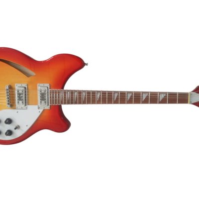 Custom Nova 330 Semi Hollow Fireglo Sunburst 12 String Guitar - Image 3