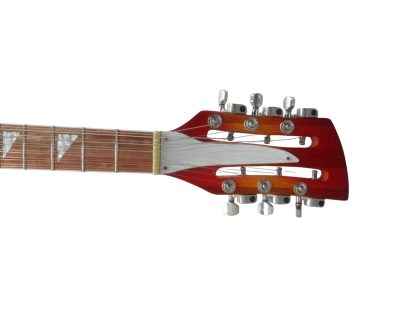 Custom Nova 330 Semi Hollow Fireglo Sunburst 12 String Guitar - Image 6