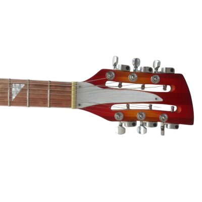 Custom Nova 330 Semi Hollow Fireglo Sunburst 12 String Guitar - Image 6
