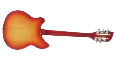 Custom Nova 330 Semi Hollow Fireglo Sunburst 12 String Guitar - Image 7
