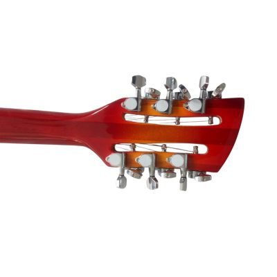 Custom Nova 330 Semi Hollow Fireglo Sunburst 12 String Guitar - Image 9