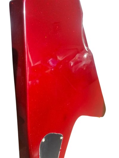 Custom Crown Flying V Red Metallic Custom Fretboard Inlay Guitar - Image 11