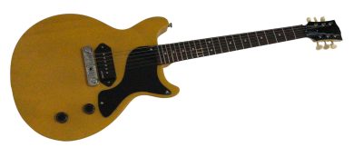Custom Crown Billie Joe Armstrong P90 Pickups Yellow Junior Guitar - Image 4