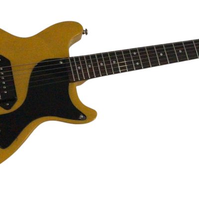 Custom Crown Billie Joe Armstrong P90 Pickups Yellow Junior Guitar - Image 4