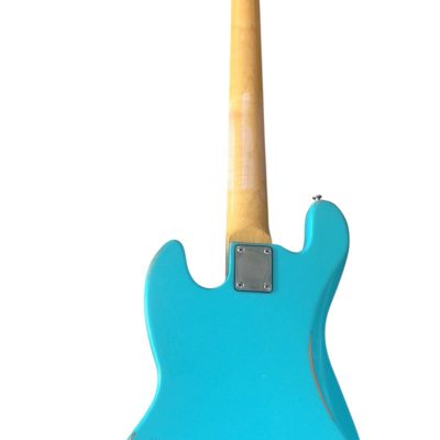 Custom Regent Maui Blue 5 String Jazz Bass - Image 8
