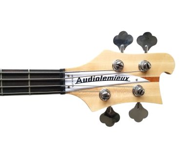 Custom Nova 4003 Bubinga Wood Neck Thru Body 4 String Bass - Image 3