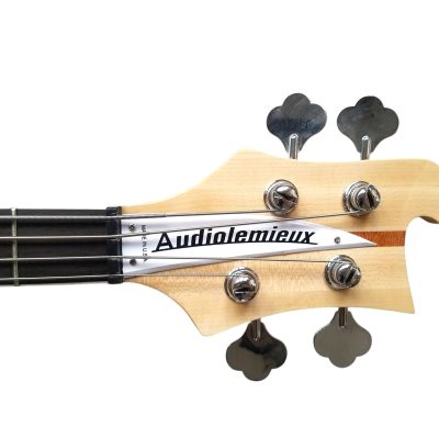 Custom Nova 4003 Bubinga Wood Neck Thru Body 4 String Bass - Image 3