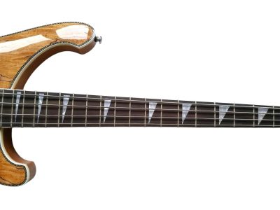 Custom Nova 4003 Bubinga Wood Neck Thru Body 4 String Bass - Image 6