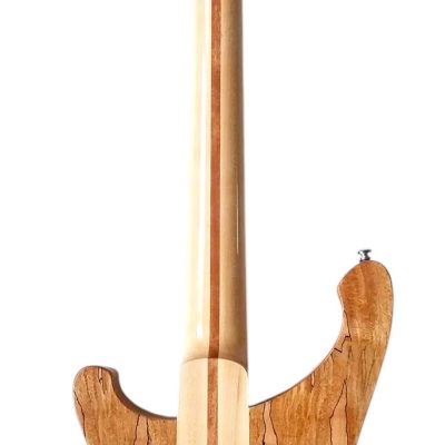 Custom Nova 4003 Bubinga Wood Neck Thru Body 4 String Bass - Image 7