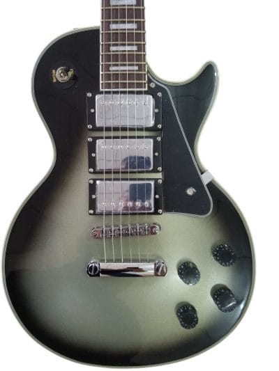 Custom Crown Adam Jones Silverburst 3 Pickups Electric Guitar Tear Drop