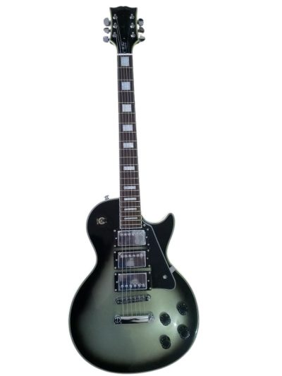 Custom Crown Adam Jones Silverburst 3 Pickups Electric Guitar Tear Drop - Image 9