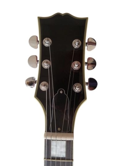 Custom Crown Buzzsaw Bullseye Zakk Wylde Orange Black Guitar - Image 5