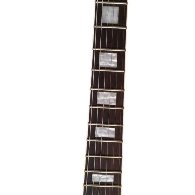Custom Crown Buzzsaw Bullseye Zakk Wylde Orange Black Guitar - Image 10