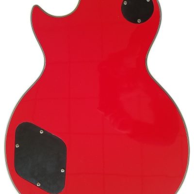Custom Crown Buzzsaw Bullseye Zakk Wylde Orange Black Guitar - Image 9
