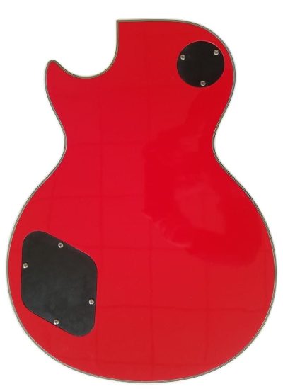 Custom Crown Buzzsaw Bullseye Zakk Wylde Orange Black Guitar - Image 9