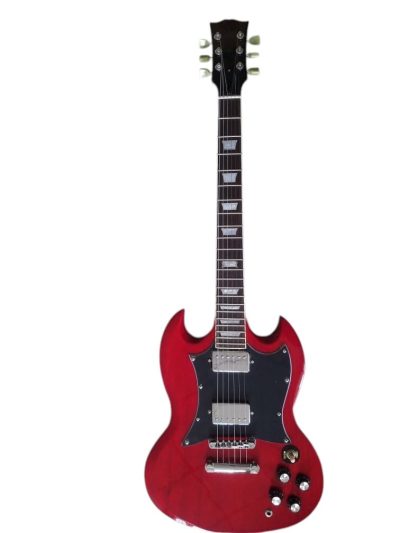 Custom Crown Angus Cherry Red SG Guitar - Image 3
