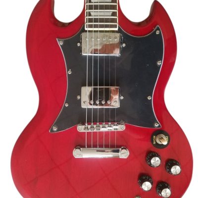 Custom Crown Angus Cherry Red SG Guitar