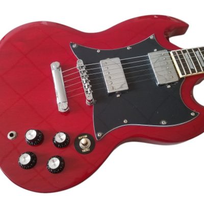 Custom Crown Angus Cherry Red SG Guitar - Image 2