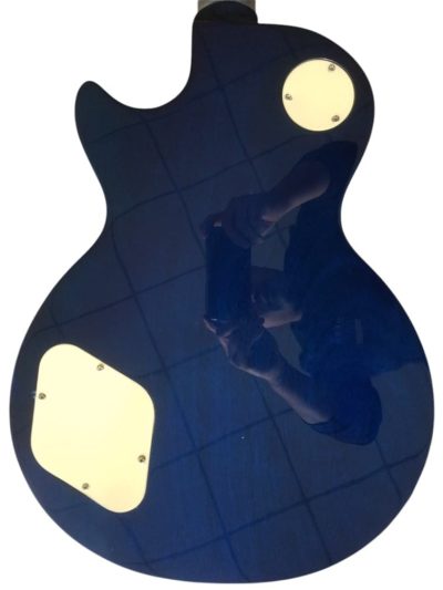 Custom Crown Purple Blue Flame Maple Top Guitar - Image 7