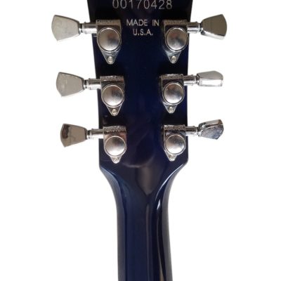 Custom Crown Purple Blue Flame Maple Top Guitar - Image 8