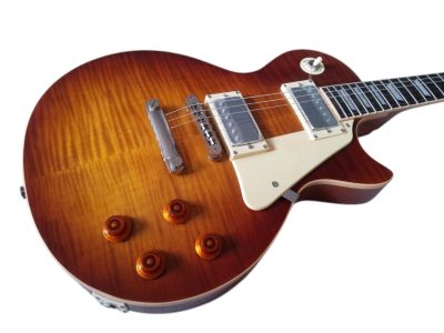 Custom Crown Jimmy Page Tobacco Burst Flame Maple Top Guitar - Image 6