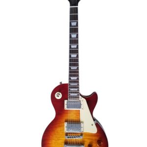 Alternative view of Custom Crown Cherry Sunburst Flame Maple Top Guitar