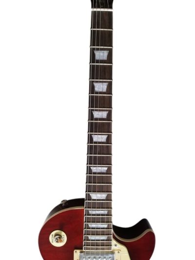 Custom Crown Jimmy Page Cherry Sunburst Flame Maple Top Guitar - Image 5