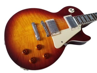 Custom Crown Jimmy Page Cherry Sunburst Flame Maple Top Guitar - Image 7