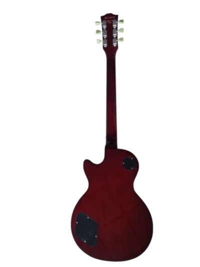 Custom Crown Jimmy Page Cherry Sunburst Flame Maple Top Guitar - Image 8