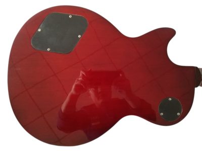 Custom Crown Jimmy Page Cherry Sunburst Flame Maple Top Guitar - Image 10