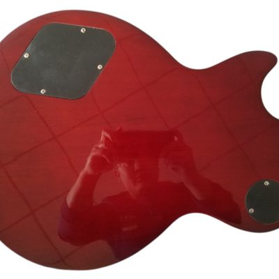 Custom Crown Jimmy Page Cherry Sunburst Flame Maple Top Guitar - Image 10