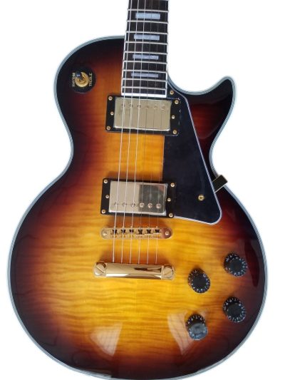 Custom Crown Vintage Sunburst Flame Maple Top Guitar