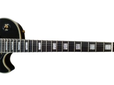 Custom Crown Black Beauty P90 Pickups Ebony Fretboard Guitar - Image 4