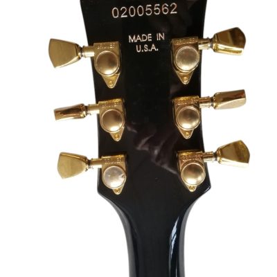 Custom Crown Black Beauty P90 Pickups Ebony Fretboard Guitar - Image 8