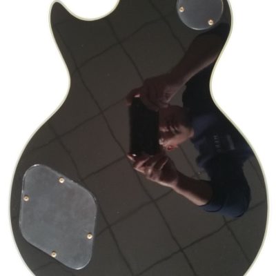 Custom Crown Black Beauty P90 Pickups Ebony Fretboard Guitar - Image 9