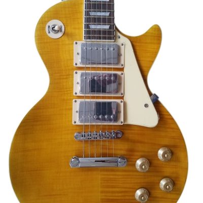 Custom Crown Lemon Burst 3 Pickups Reissue Guitar
