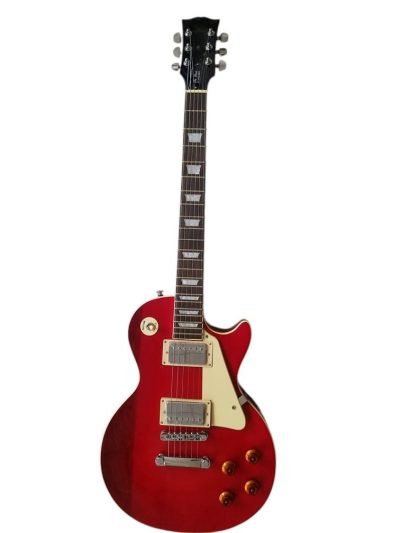 Custom Crown Harrison Clapton Red Black Guitar - Image 2