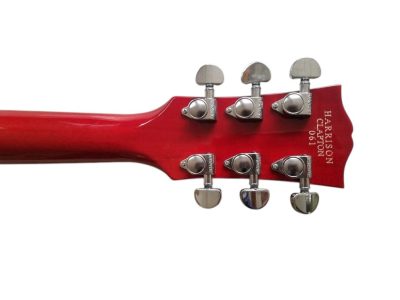 Custom Crown Harrison Clapton Red Black Guitar - Image 4