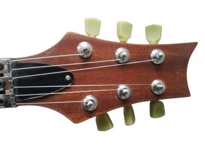 Custom Monarch 24 Teal Flame Maple Top Tremolo Guitar - Image 3