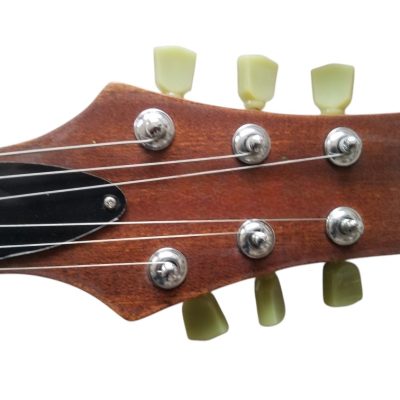 Custom Monarch 24 Teal Flame Maple Top Tremolo Guitar - Image 3