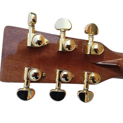 Custom Vertex D45 Natural Solid Spruce Top Acoustic Fishman Pickups Guitar - Image 3