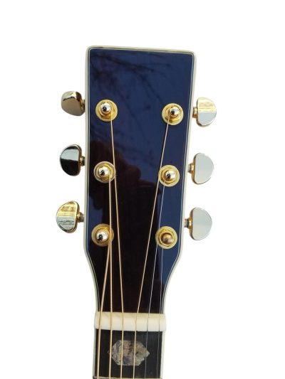 Custom Vertex D45 Natural Solid Spruce Top Acoustic Fishman Pickups Guitar - Image 6