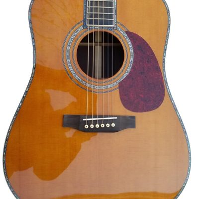 Custom Vertex D45 Natural Solid Spruce Top Acoustic Fishman Pickups Guitar