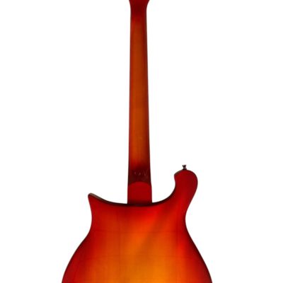 Custom Nova Fireglo Sunburst 620 Solid Body Guitar Padauk Fretboard - Image 3