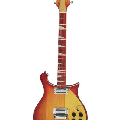 Custom Nova Fireglo Sunburst 620 Solid Body Guitar Padauk Fretboard - Image 10