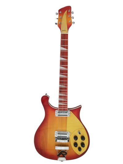 Custom Nova Fireglo Sunburst 620 Solid Body Guitar Padauk Fretboard - Image 10