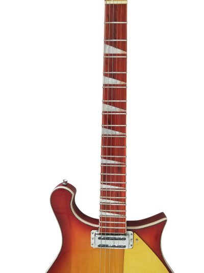 Custom Nova Fireglo Sunburst 620 Solid Body Guitar Padauk Fretboard - Image 9