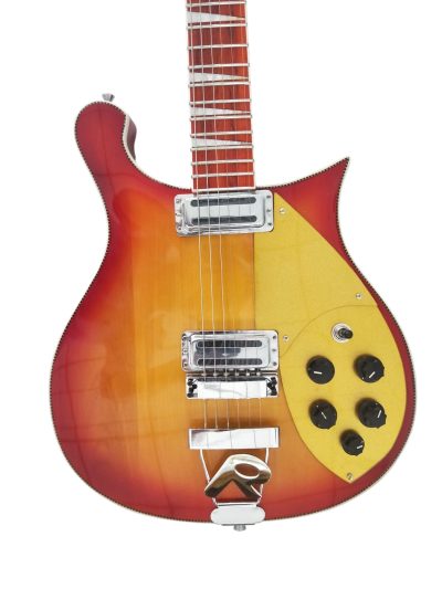 Custom Nova Fireglo Sunburst 620 Solid Body Guitar Padauk Fretboard - Image 8