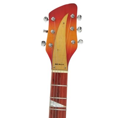 Custom Nova Fireglo Sunburst 620 Solid Body Guitar Padauk Fretboard - Image 6