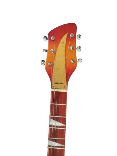Custom Nova Fireglo Sunburst 620 Solid Body Guitar Padauk Fretboard - Image 6
